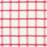 Schumacher Pauline Check Casement Rose Fabric - Eade's Wallpaper