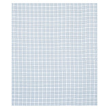Schumacher Pauline Check Casement Chambray Fabric - Eade's Wallpaper