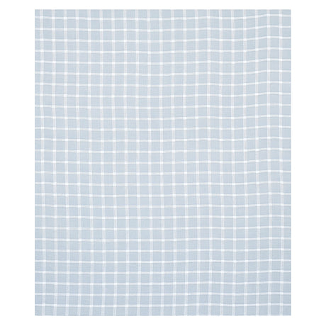 Schumacher Pauline Check Casement Chambray Fabric - Eade's Wallpaper