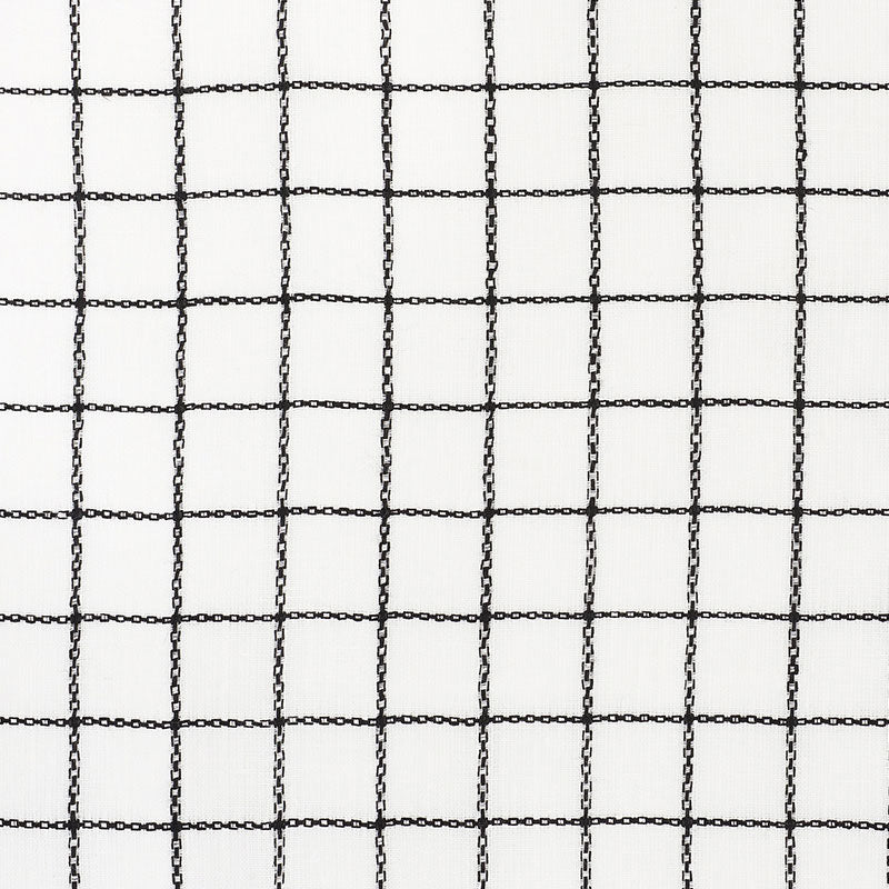 Schumacher Agnes Sheer Blackwork Fabric