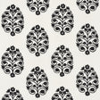 Schumacher Talitha Embroidery Blackwork Fabric - Eade's Wallpaper