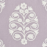 Schumacher Talitha Embroidery Wisteria Fabric - Eade's Wallpaper