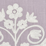 Schumacher Talitha Embroidery Wisteria Fabric - Eade's Wallpaper