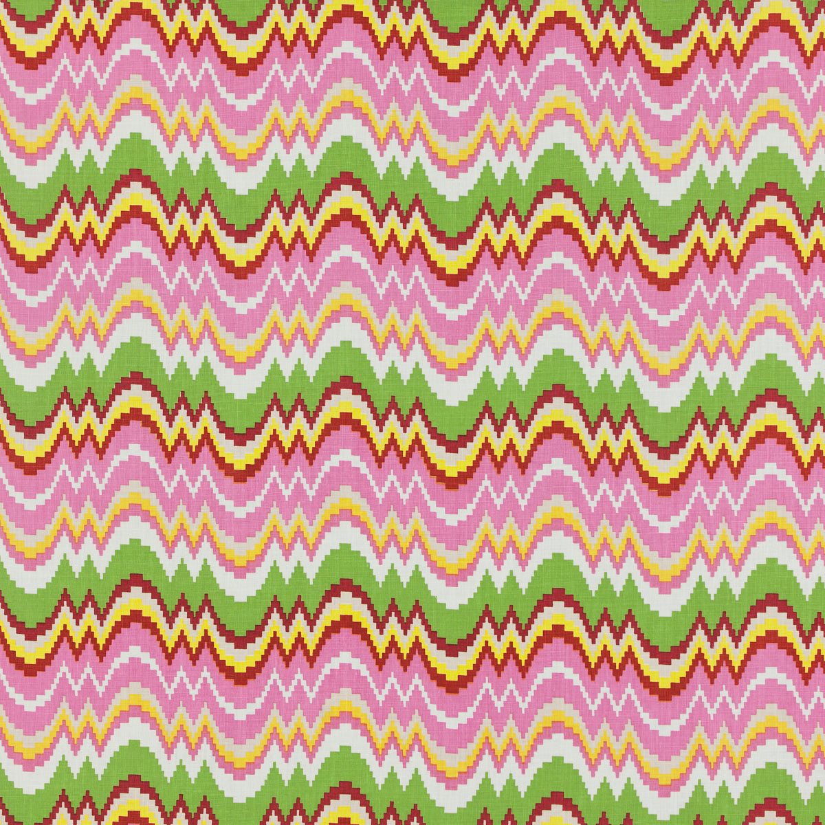 Schumacher 720B83 FLAMESTITCH in FUCHSIA Fabric - RAOUL TEXT