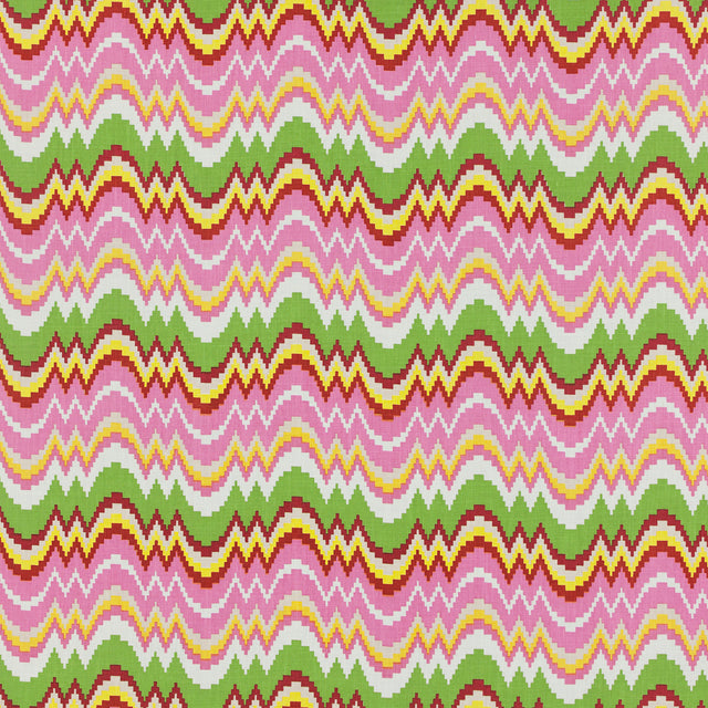 Schumacher 720B83 FLAMESTITCH in FUCHSIA Fabric - RAOUL TEXT