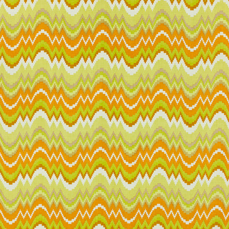 Schumacher 720V20 FLAMESTITCH in SOL Fabric - RAOUL TEXTILES