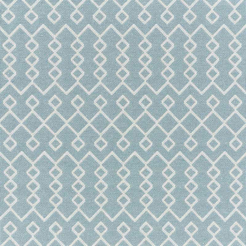 Schumacher 72111 BRICOLETTE in SKY Fabric - ESSENTIALS: MID-