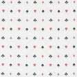 Schumacher Le Joueur Matelassé Rouge Et Noir Fabric - Eade's Wallpaper
