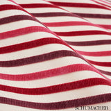 Schumacher Le Matelot Berry Fabric - Eade's Wallpaper