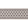 Schumacher 72312 CHERIE TAPE in CHARCOAL Trim - FRENCH REVOL