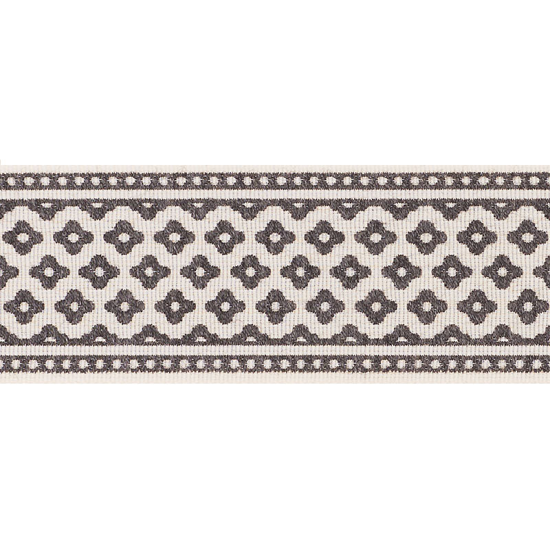 Schumacher 72312 CHERIE TAPE in CHARCOAL Trim - FRENCH REVOL