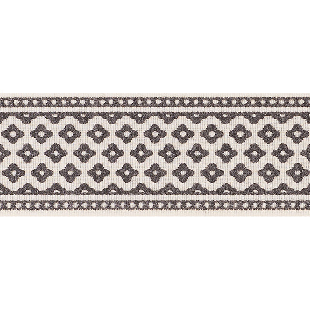 Schumacher 72312 CHERIE TAPE in CHARCOAL Trim - FRENCH REVOL