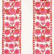 Schumacher Marguerite Embroidery Blossom Fabric - Eade's Wallpaper