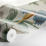 Schumacher Carnation Garden Mural Multi Wallpaper