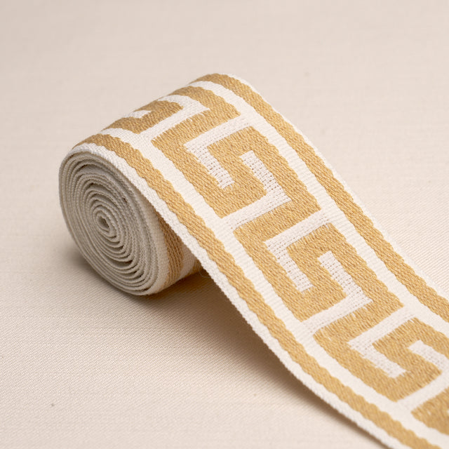 Schumacher 72398 GANTON TAPE INDOOR/OUTDOOR in YELLOW Trim -