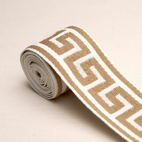 Schumacher 72399 GANTON TAPE INDOOR/OUTDOOR in BROWN Trim - 