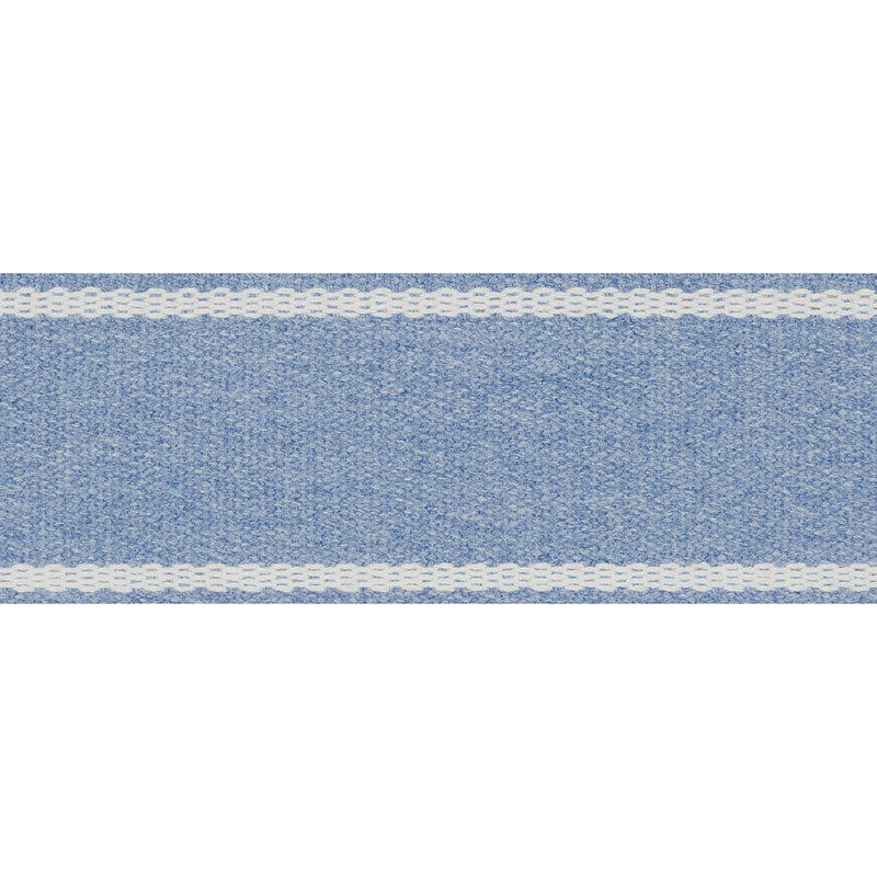 Schumacher 72401 SULLIVAN TAPE INDOOR/OUTDOOR in BLUE Trim -