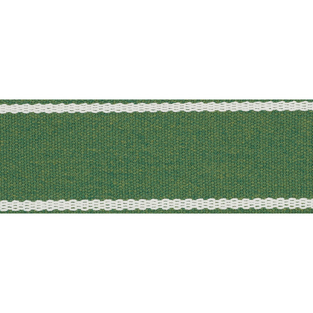 Schumacher 72403 SULLIVAN TAPE INDOOR/OUTDOOR in GREEN Trim 
