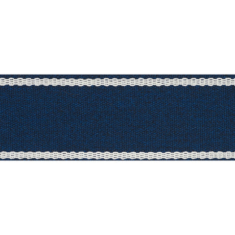 Schumacher 72404 SULLIVAN TAPE INDOOR/OUTDOOR in NAVY Trim -