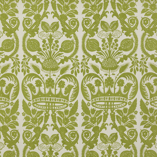 Schumacher 725N50 ROYAL PALM in SPROUT Fabric - RAOUL TEXTIL