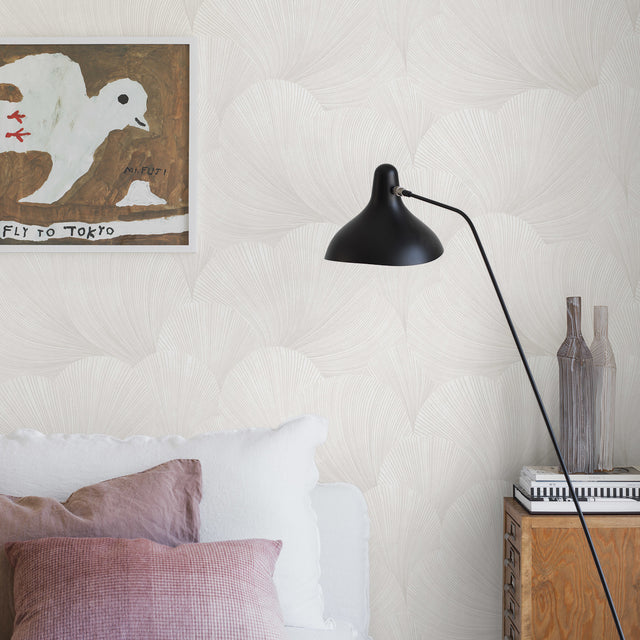 Schumacher 7260 MIRAGE in BONE Wallpaper - BORÃ…STAPETER
