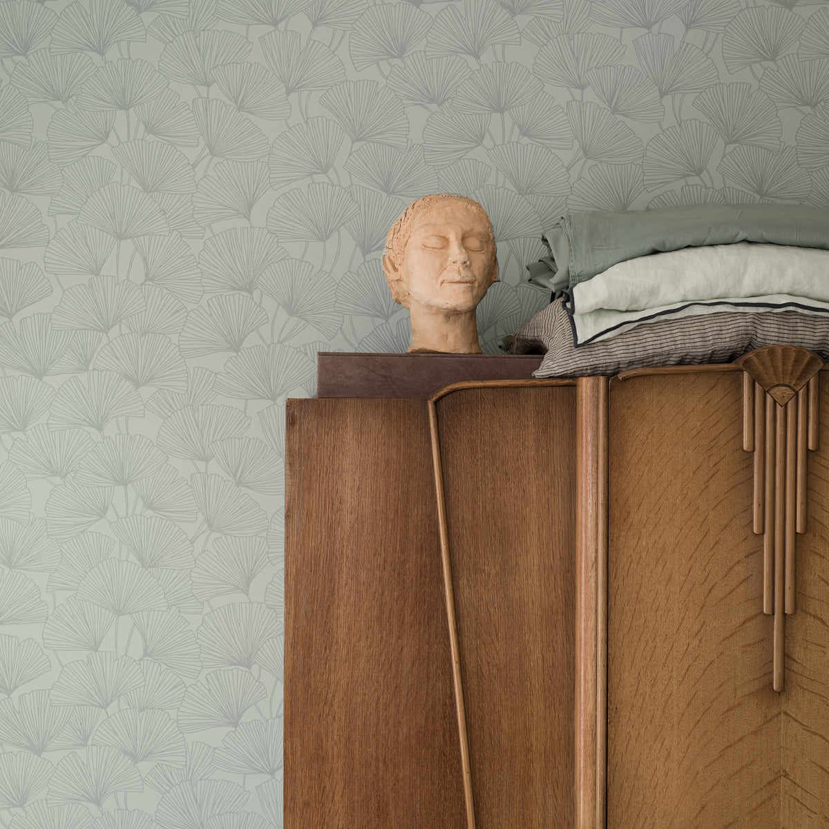 Schumacher 7265 GINKGO in MINERAL Wallpaper - BORÃ…STAPETER