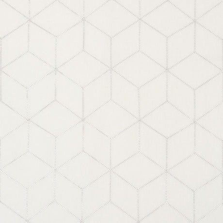 Schumacher 72670 ATRIA SHEER in SILVER Fabric - SHEERS & CAS