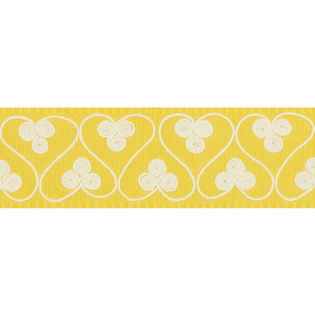 Schumacher 72740 Coquette Tape in YELLOW Trim - ONCE UPON A 