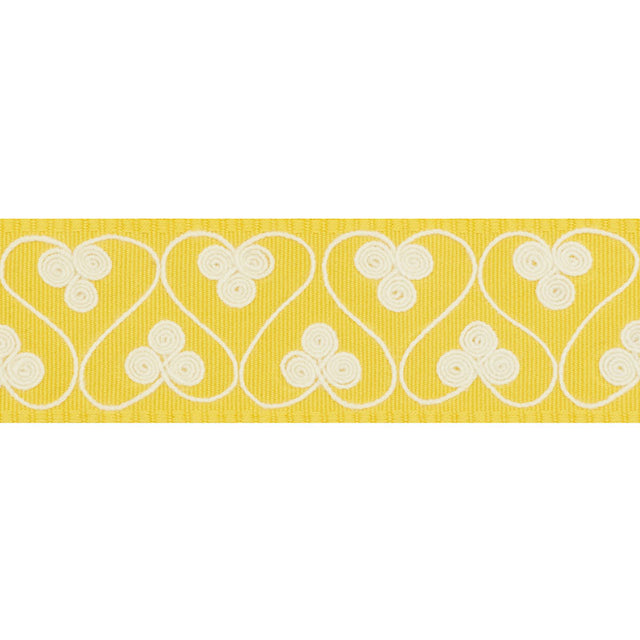 Schumacher 72740 Coquette Tape in YELLOW Trim - ONCE UPON A 