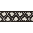 Schumacher 72743 Coquette Tape in BLACK Trim - ONCE UPON A T
