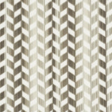 Schumacher Chevron Strié Velvet Stone Fabric