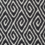Schumacher Diamante Velvet Onyx Fabric