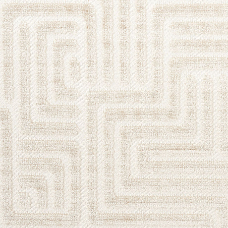 Schumacher Lisboa Velvet Pearl Fabric - Eade's Wallpaper