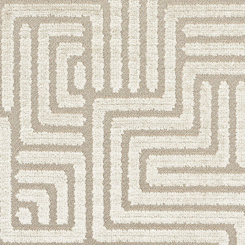 Schumacher Lisboa Velvet Moonstone Fabric - Eade's Wallpaper