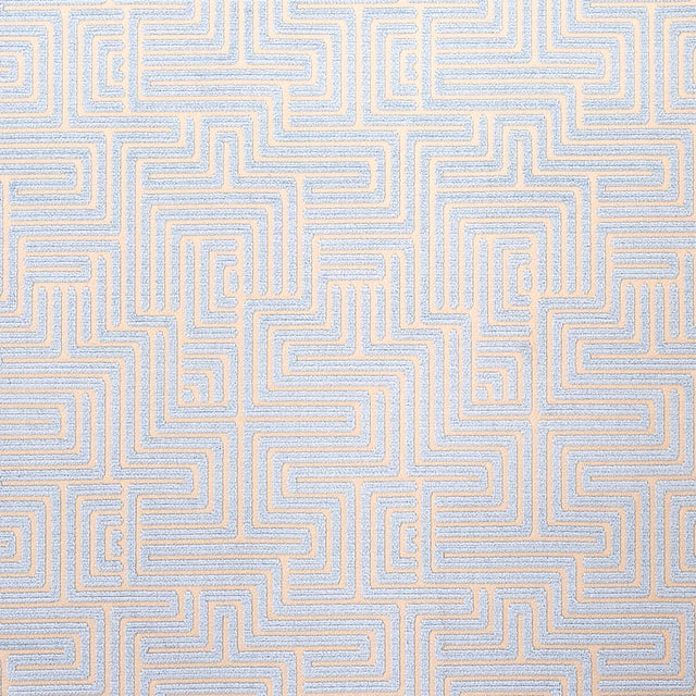 Schumacher Lisboa Velvet Sky Fabric - Eade's Wallpaper
