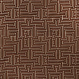 Schumacher Lisboa Velvet Bronze Fabric - Eade's Wallpaper