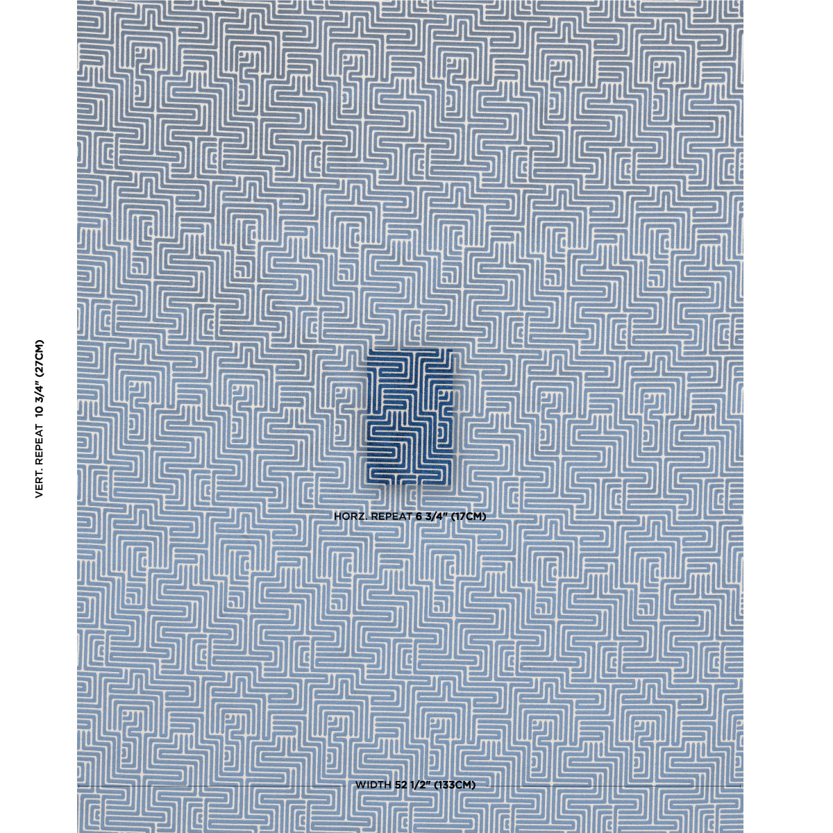 Schumacher Lisboa Velvet Midnight Blue Fabric - Eade's Wallpaper