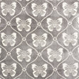 Schumacher Papillon Velvet Pewter Fabric - Eade's Wallpaper
