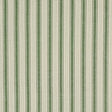 Schumacher Ojai Stripe Leaf Green Fabric - Eade's Wallpaper