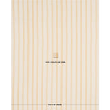 Schumacher Ojai Stripe Yellow Fabric - Eade's Wallpaper