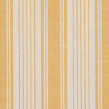 Schumacher Ojai Stripe Yellow Fabric - Eade's Wallpaper