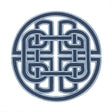 Schumacher 73041 CHINOISERIE APPLIQUÃ‰ in BLUE Trim - ORIENT