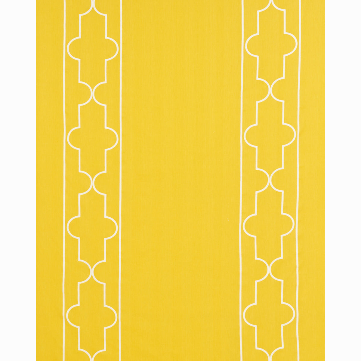 Schumacher Limitless Lattice Yellow Fabric - Eade's Wallpaper