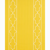 Schumacher Limitless Lattice Yellow Fabric - Eade's Wallpaper