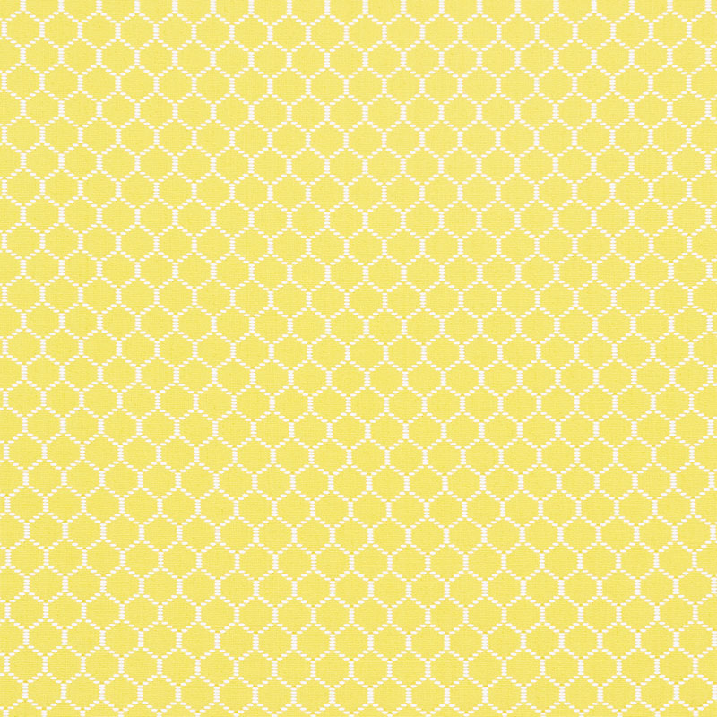 Schumacher Fishnet Yellow Fabric