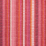 Schumacher Primavera Stripe Berry Fabric - Eade's Wallpaper