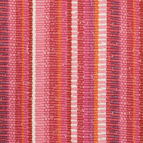 Schumacher Primavera Stripe Berry Fabric - Eade's Wallpaper
