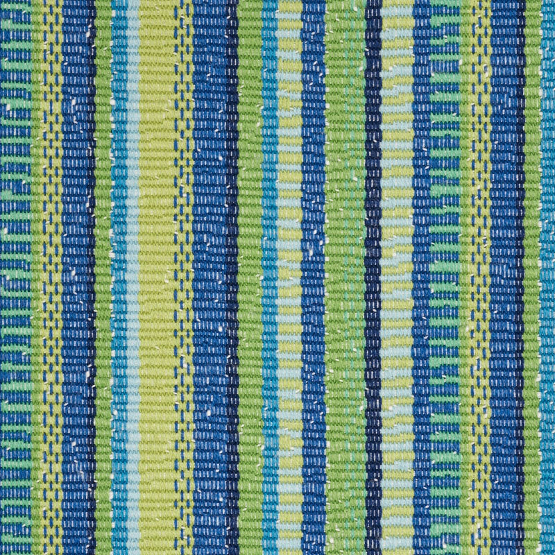 Schumacher Primavera Stripe Meadow Fabric - Eade's Wallpaper