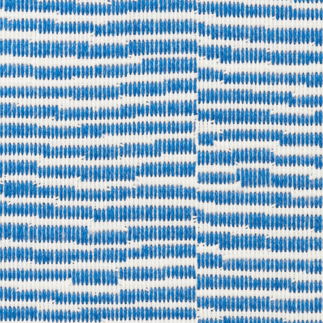 Schumacher Promenade Indoor/Outdoor Marine Fabric - Eade's Wallpaper