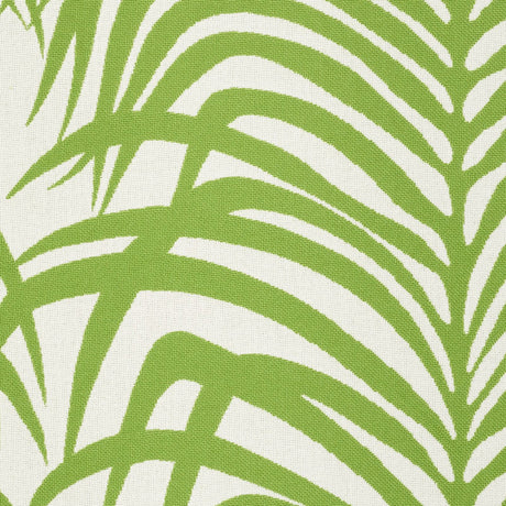 Schumacher Zebra Palm Indoor/Outdoor Leaf Fabric - Eade's Wallpaper